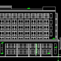 七层框架质量技术监督行政检测中心办公楼建筑设计图
