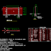 钢隔离护栏钢丝围网CAD设计图