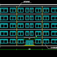 4931平米五层框架结构教学楼毕业设计（建筑、结构图）
