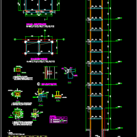 钢结构观光电梯结构设计图