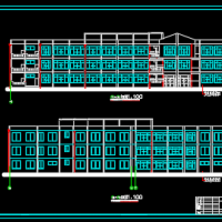 3层4184平米框架结构教学楼毕业设计(施组 计算书 开题报告 网络图）