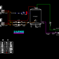 28张空气源热泵系统图（生产热水）