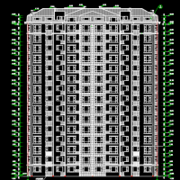 辽宁15层剪力墙住宅楼建筑及结构全套施工图(预应力混凝土管桩)