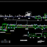 A2O微曝氧化沟污水处理工艺流程图