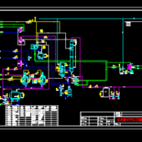 MVR降膜蒸发系统PID设计CAD图