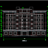 杭州2959平米五层办公楼建筑设计施工图