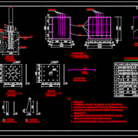 膜结构停车棚CAD设计图
