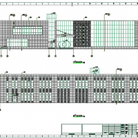 二层框架结构展览馆建筑施工图