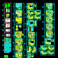 30层商场办公综合楼电气设计图