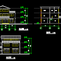 3层框架结构自建房建筑及结构施工图