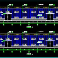 两层钢框架厂房建筑及结构设计施工图