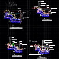 景观鱼池设计节点详图