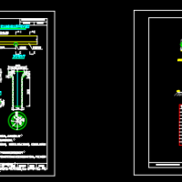 箱梁桥面排水构造CAD详图