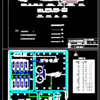 污水处理厂总平面图及高程图