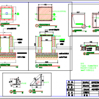 各类窨井CAD大样图（含不锈钢井盖 阀门井 树穴塑料盖子）