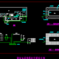 游泳池局部等电位联结CAD设计图