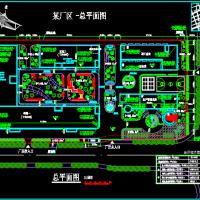 厂区景观总平面设计施工图