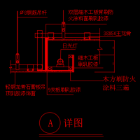 10个天花吊顶节点详图（CAD图）