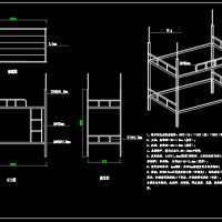 木制家具及钢制家具结构图（办公桌椅 电动密集架 移动密集柜 文件柜)CAD图块