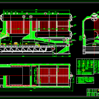 SZL15吨燃生物质锅炉CAD设计图