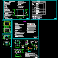 一层砌体结构库房建筑及结构设计全套图