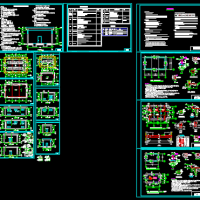 一层砌体结构配电室建筑及结构设计施工图