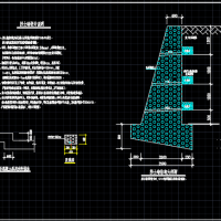 自重式毛石挡土墙结构设计详图
