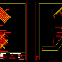 铁路路基挂网喷浆CAD设计图