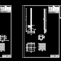 山西110kv变电站新建工程防火墙及基础施工图