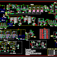干熄焦工程除盐水站超滤反渗透混床系统管道仪表流程PID图