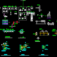 各种泵、风机、管道支架、压滤机CAD图块