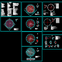 1万方LNG储罐基础设计CAD施工图