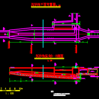 水电站引水工程沉砂池结构图
