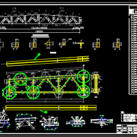 18m跨梯形钢屋架结构课程设计图（带计算书）