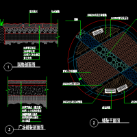 28套公园广场地面铺装CAD详图