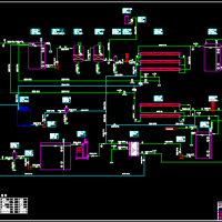 1吨每小时超纯水PID工艺设计流程图纸(水量平衡及计算书)