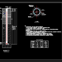 降水设计说明及降水井结构大样图