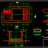 生物慢滤池及高位蓄水池结构设计施工图