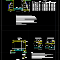 水利工程水渠设计CAD图（明渠暗涵 青石栏杆 盖板 灌溉渠涵洞）