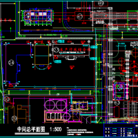 唐山新区热电厂四期扩建工程中间总平面图