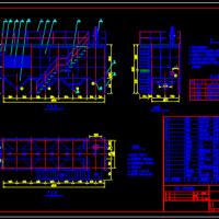 100吨斜管沉淀池CAD图纸