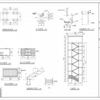 加建钢结构楼梯施工图