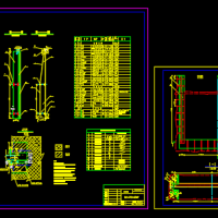 2.0mx1.2m平板钢闸门结构图