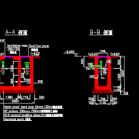 2m3钢筋混凝土化粪池结构图