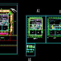 北汽4S店建筑设计施工图纸