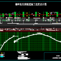 隧道施工进度设计及总平面布置图（带实施性施工组织设计）