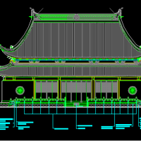 苏州文庙古建筑测绘CAD图纸
