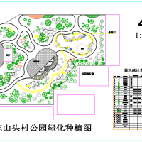 东山头村小游园全套景观设计施工图