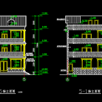 9.3X13.5三层农村自建房建筑设计方案图