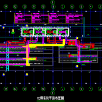 电镀车间酸碱废气处理工程设计图